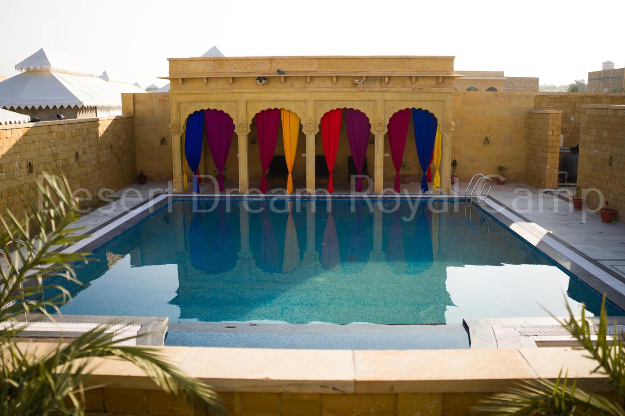 Отель Desert Dream Royal Camp With Pool Джайсалмер Экстерьер фото