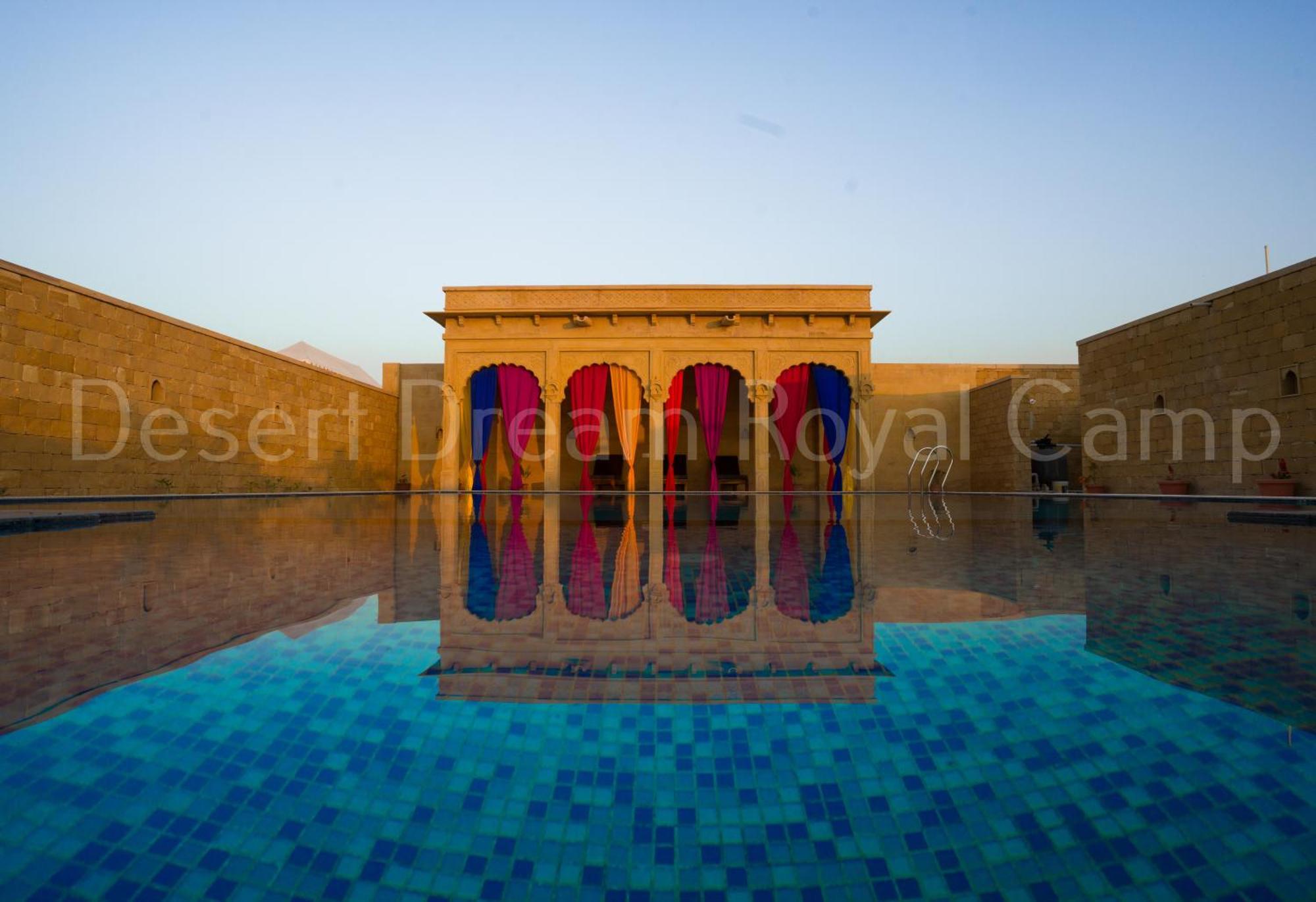 Отель Desert Dream Royal Camp With Pool Джайсалмер Экстерьер фото