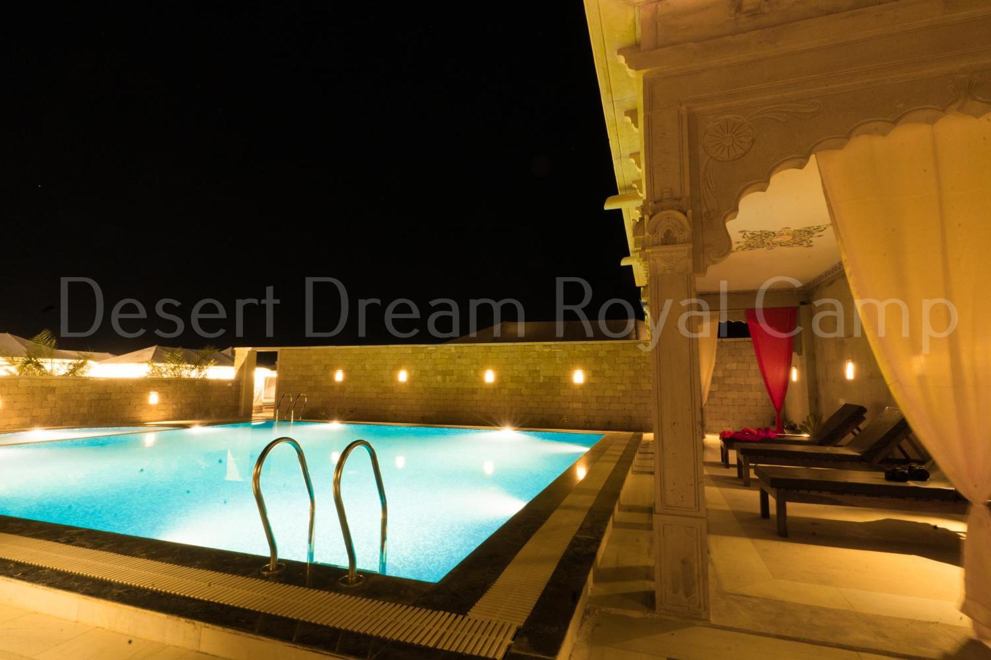 Отель Desert Dream Royal Camp With Pool Джайсалмер Экстерьер фото